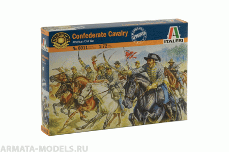 6011ИТ Солдатики Confederate Cavalry (American Civil War) Italeri