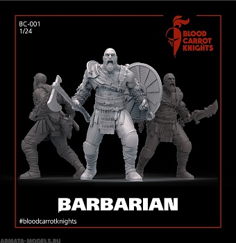 BCK-FC-002 ВАРВАР | Коллекционная миниатюра 75 мм