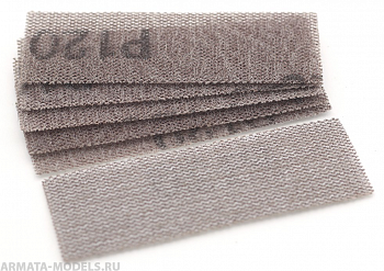 4622J Шлифовальная сетка на липучке, P120, 30x90 мм, 6 шт.