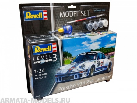 Набор Автомобиль Porsche 934 RSR quot;Martiniquot; Revell